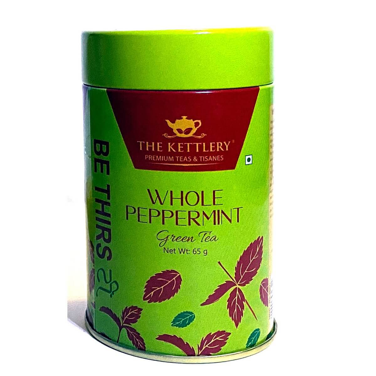 Whole Peppermint Green Tea in Tin-0